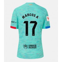 Barcelona Marcos Alonso #17 Tretí futbalový dres 2023-24 Krátky Rukáv